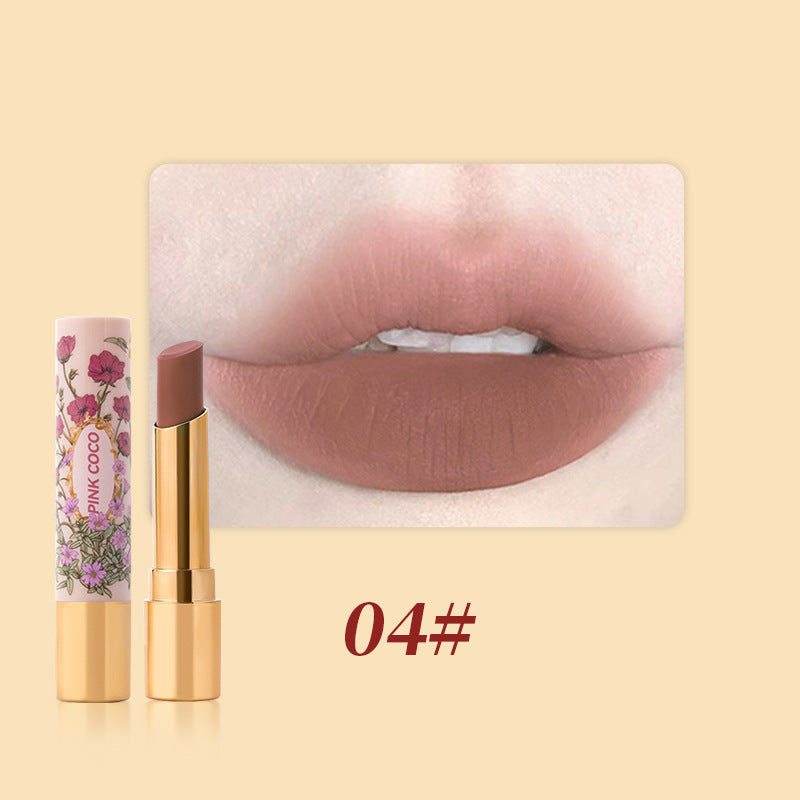 Beautiful dream velvet lipstick lip mud velvet matte matte surface is not easy to fade lip glaze students