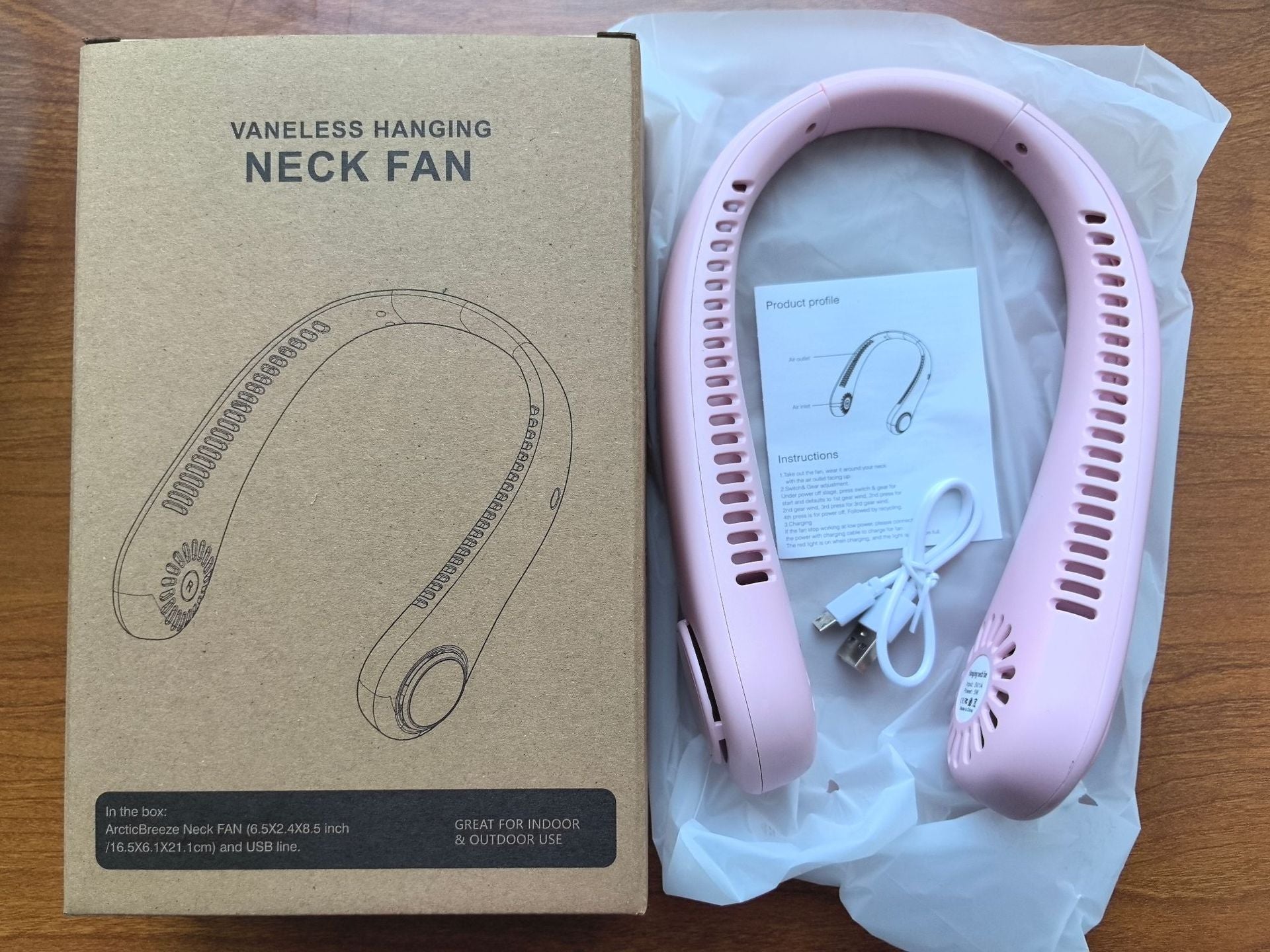 SL605 popular neck fan portable portable small USB fan neck electric fan charging silent