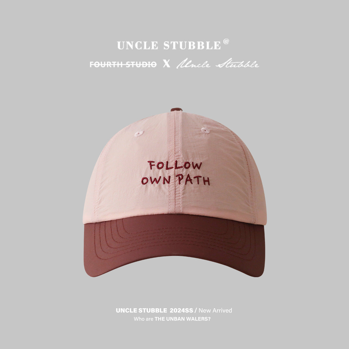 Outdoor waterproof quick-drying cap men's and women's fashion color matching baseball cap spring and summer sports sunscreen hat light and breathable