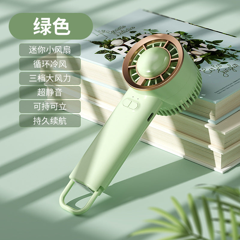 Super high speed small wind cannon strong wind handheld small fan bladeless turbine mini portable USB desktop electric fan