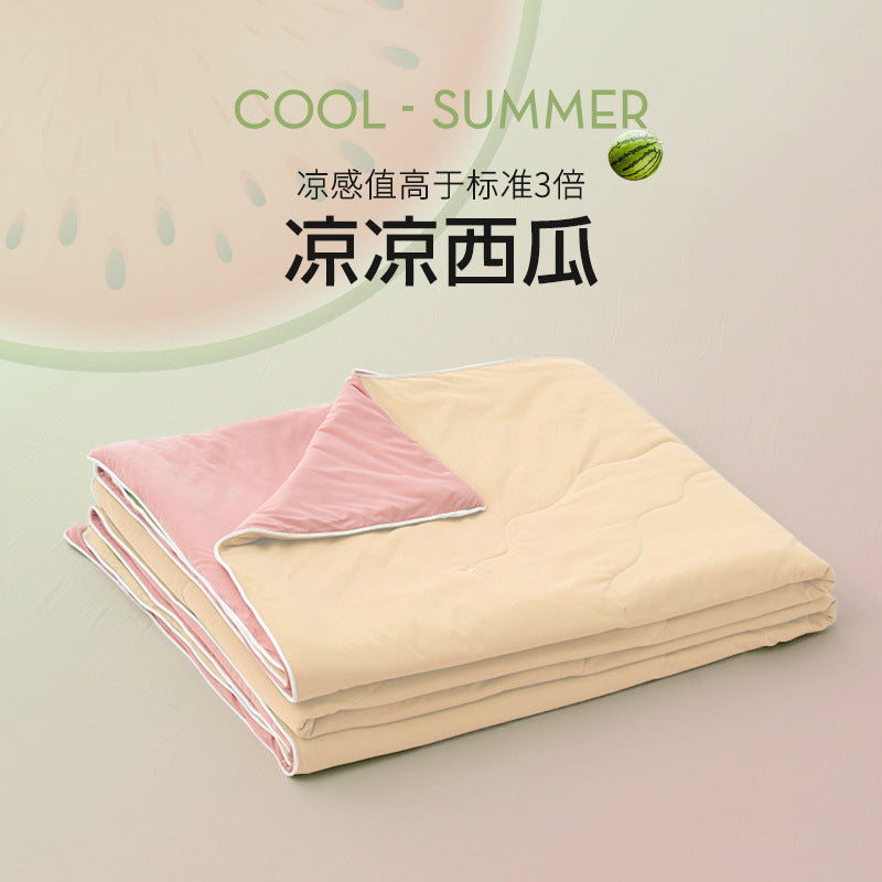 Class A Watermelon Xia Liang Quilting Air Conditioning Quilting Core Student Dormitory Summer Quilting Summer Single Double Machine Washable Thin Quilting