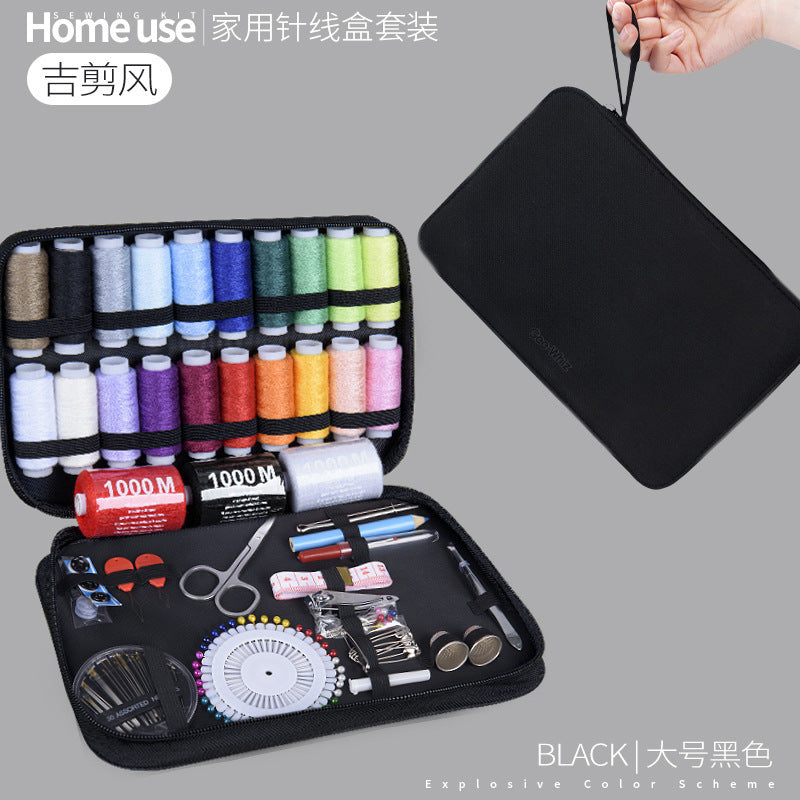 2025 Sewing Box Household Sewing Sewing Kit Hand Sewing Tools Storage Box Set Large Capacity Travel High Quality