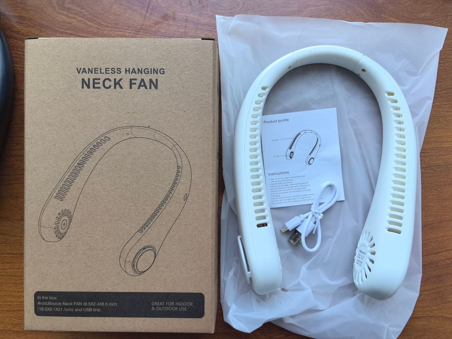 SL605 popular neck fan portable portable small USB fan neck electric fan charging silent