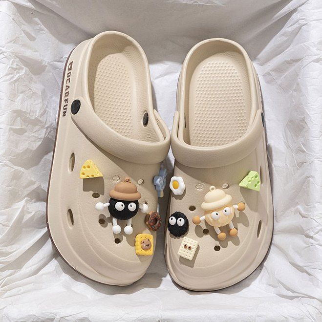 Hole shoes women's platform summer 2025 new home non-slip beach deodorant eva sandals slippers women's outer wear