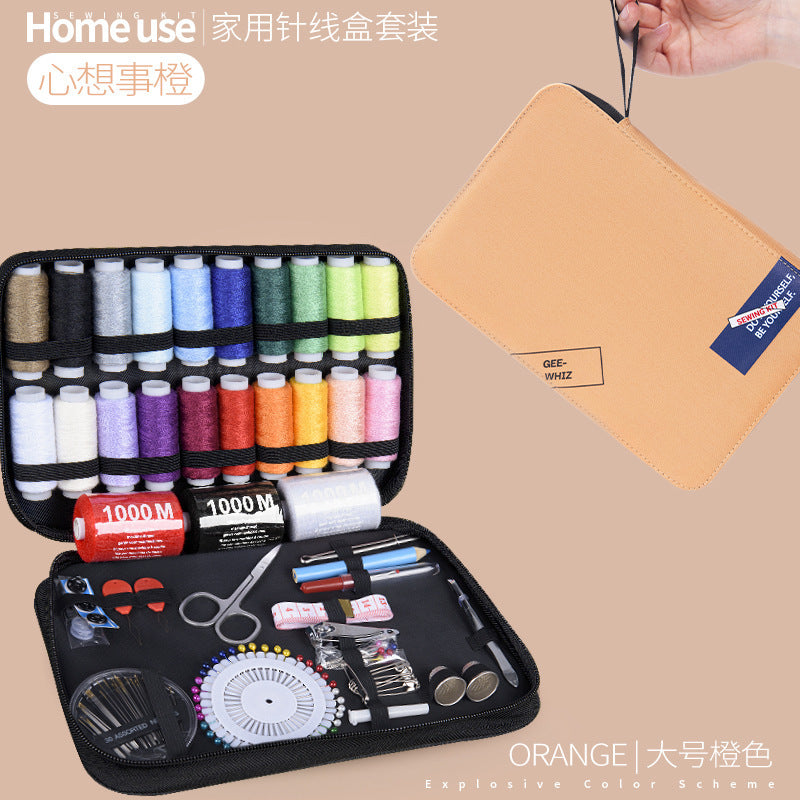 2025 Sewing Box Household Sewing Sewing Kit Hand Sewing Tools Storage Box Set Large Capacity Travel High Quality