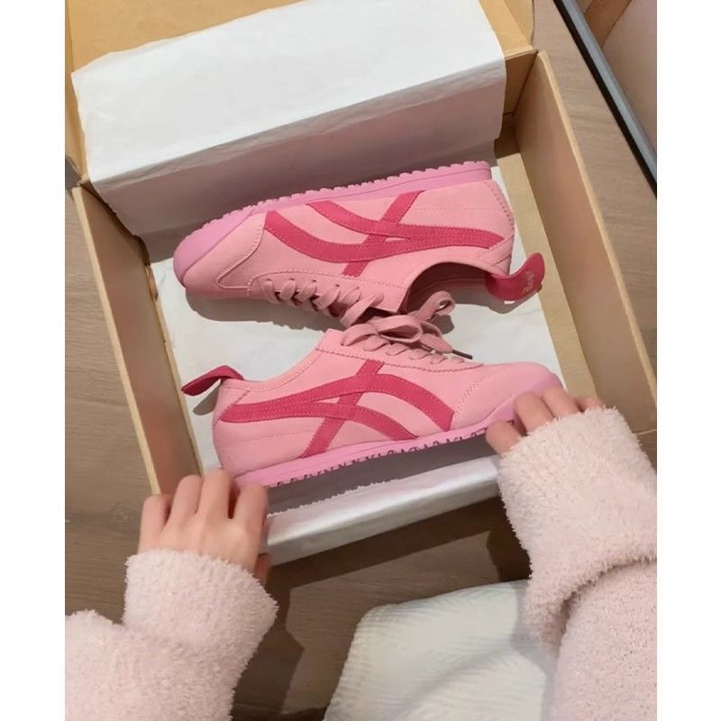 American retro soft-soled pink German training shoes women's 2025 spring and summer new versatile sports shoes casual board shoes Forrest Gump shoes