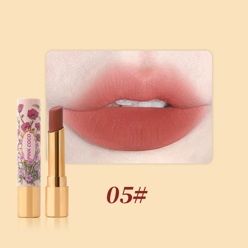 Beautiful dream velvet lipstick lip mud velvet matte matte surface is not easy to fade lip glaze students