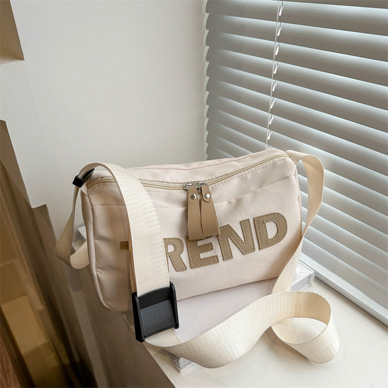 Oxford cloth bag women's 2025 new fashion sports fitness bag short trip shoulder bag red messenger women's bag