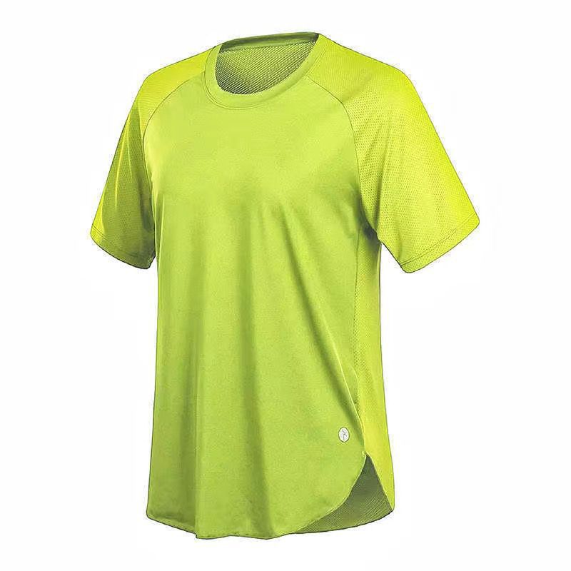 Quick-drying shirts women's sports running training fitness clothes loose large size short-sleeved mesh breathable thin tops summer factory