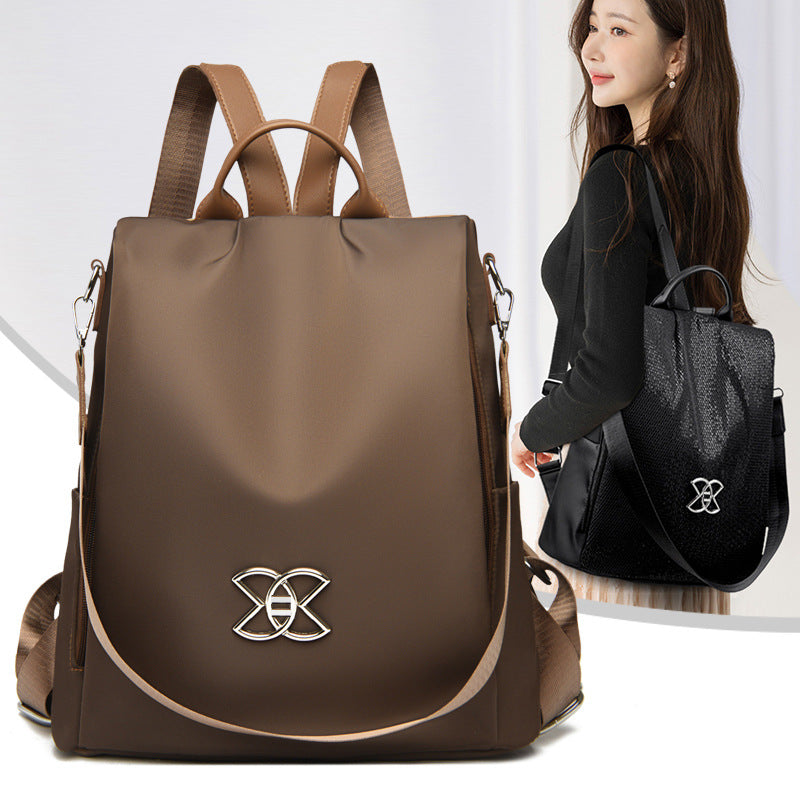 Premium travel backpack women's 2025 new fashion women's backpack anti-theft lightweight schoolbag tide