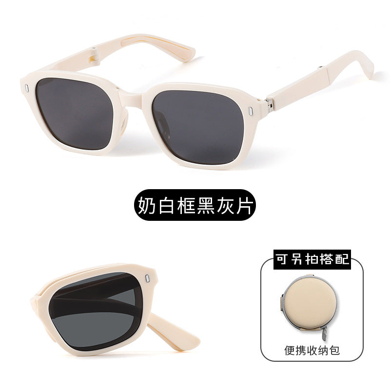 Versatile new folding polarized sunglasses outdoor shading personalized sunglasses UV-proof driving glasses CD014