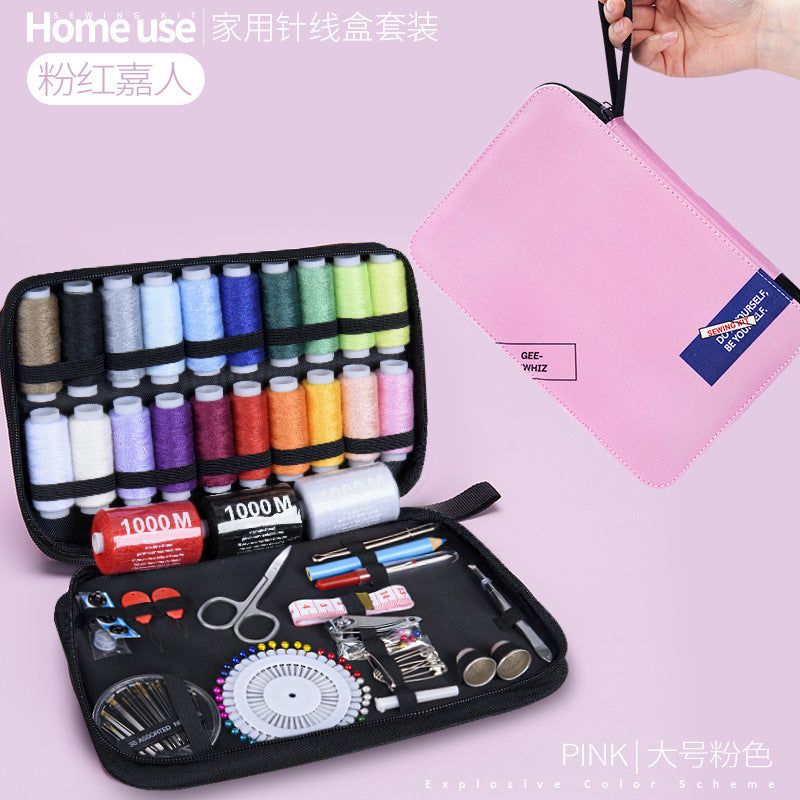 2025 Sewing Box Household Sewing Sewing Kit Hand Sewing Tools Storage Box Set Large Capacity Travel High Quality