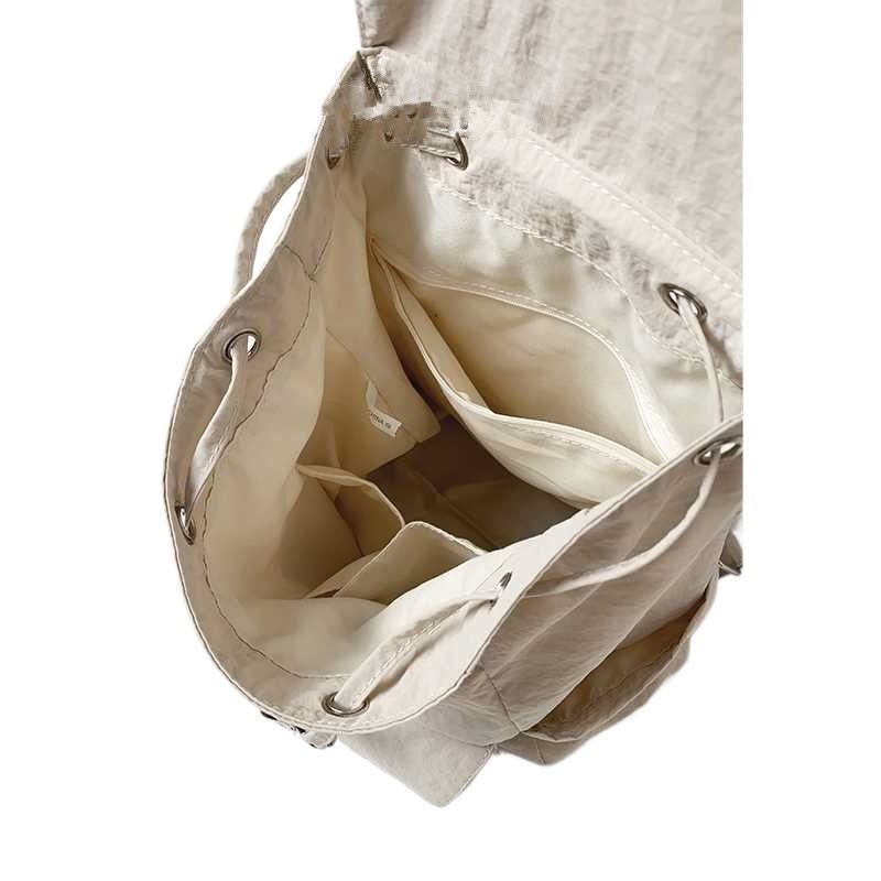 Video game soda ultra-light nylon backpack female college student schoolbag literary Japanese backpack light leisure travel bag