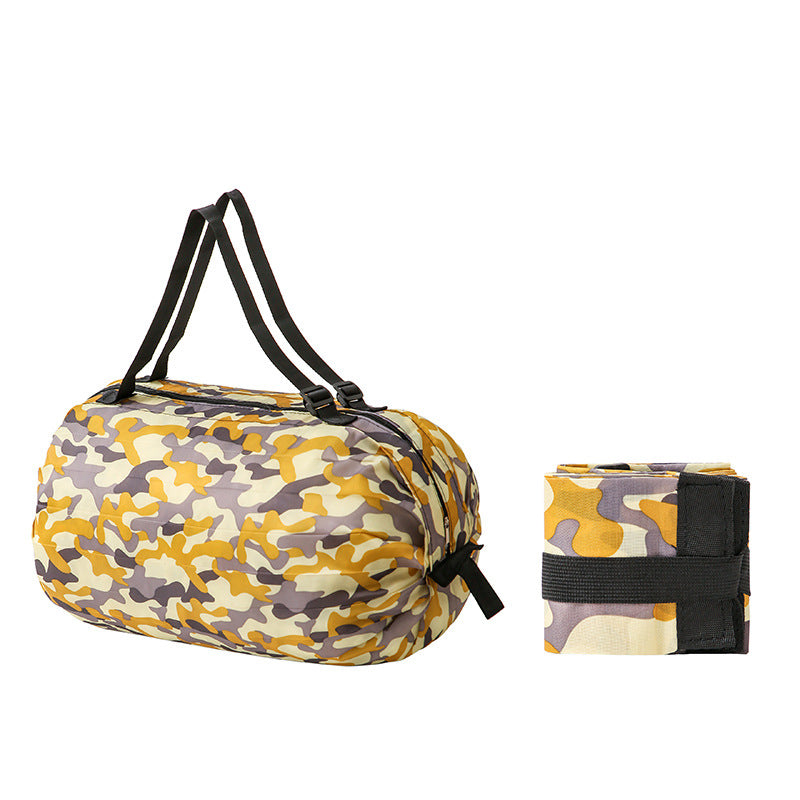 Portable foldable supermarket shopping bag large capacity bag waterproof cloth bag grocery bag tote bag large environmental protection bag