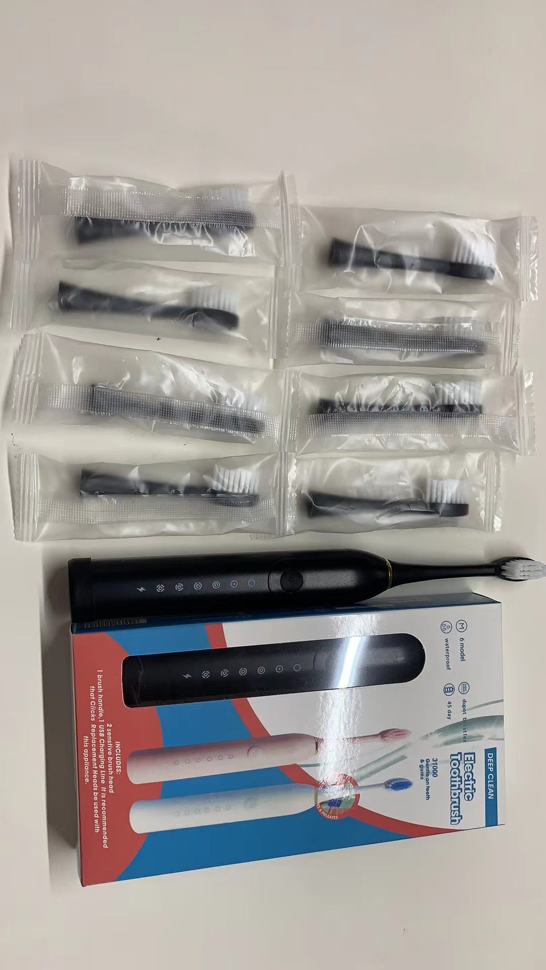 Electric toothbrush soft bristle rechargeable fully automatic waterproof ultrasonic electric toothbrush universal for adults