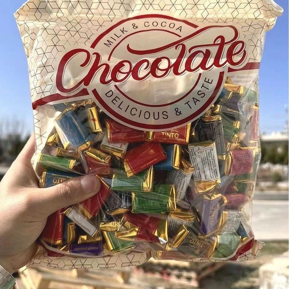 Kazakhstan's original imported chocolate candy Happy Candy Wedding Khorgos Port