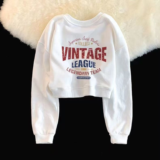 white sweatshirt