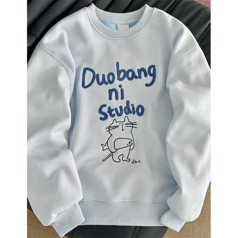 Mickey style long-sleeved sweatshirt