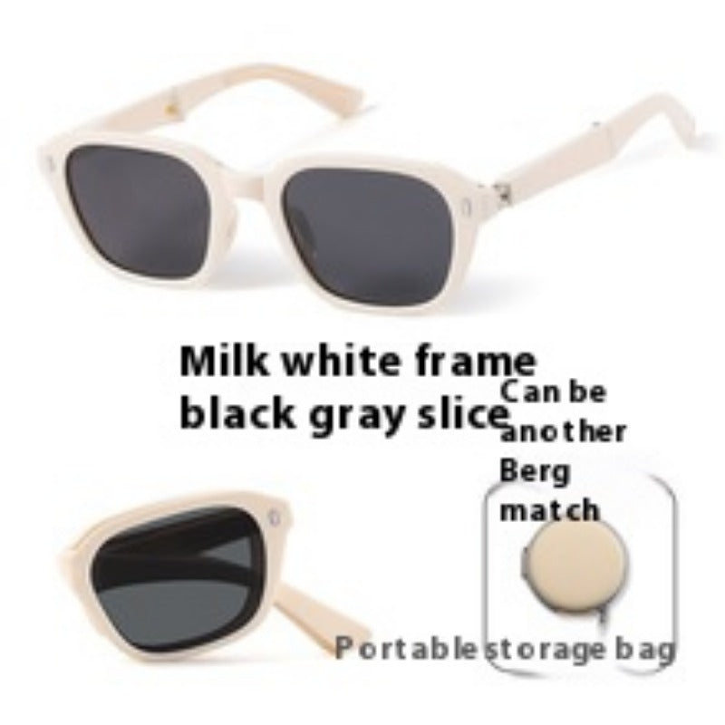 Versatile new folding polarized sunglasses outdoor shading personalized sunglasses UV-proof driving glasses CD014