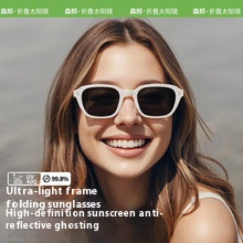 Versatile new folding polarized sunglasses outdoor shading personalized sunglasses UV-proof driving glasses CD014
