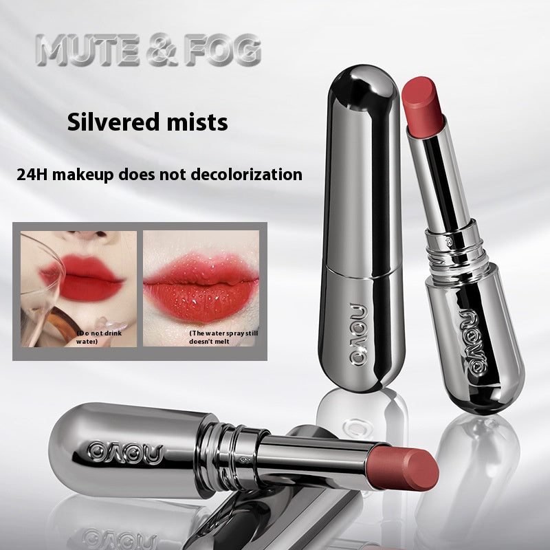 Focus on matte mist non-stick cup lipstick matte matte matte waterproof not easy to fade student party plain whitening lipstick