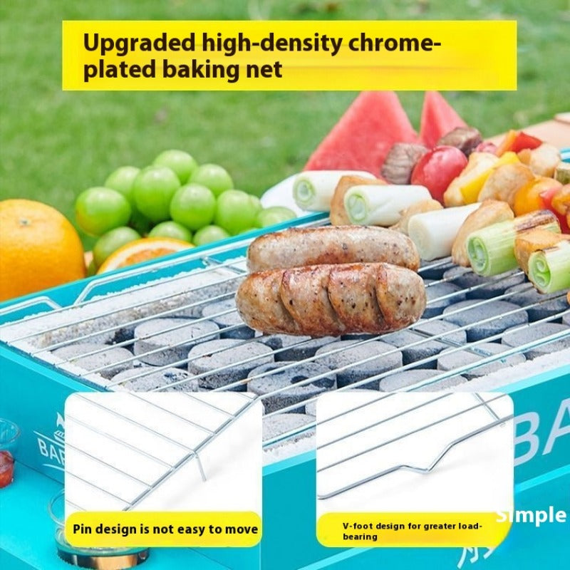 Disposable Grill Family Smokeless Carbon Grill Camping Fire Charcoal Grill Outdoor Grill Portable