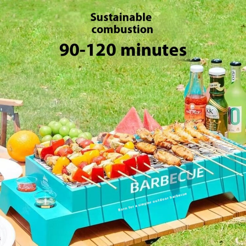 Disposable Grill Family Smokeless Carbon Grill Camping Fire Charcoal Grill Outdoor Grill Portable