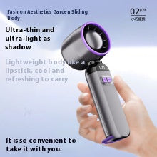 Super high speed small wind cannon strong wind handheld small fan bladeless turbine mini portable USB desktop electric fan