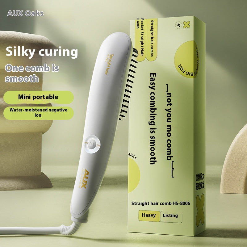 Oaks straight hair comb negative ion splint straight hair comb straight roll dual-purpose electric curling iron fluffy